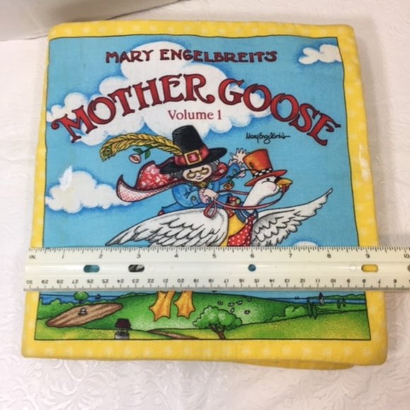 Mary Engelbreit's Mother Goose Vol 1 Soft Cloth Fabric Baby Book 9.5" - Picture 2 of 10